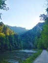 Trail through Dunajec valley